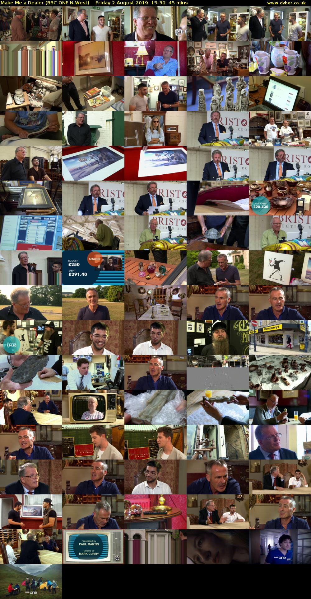 Make Me a Dealer (BBC ONE N West) Friday 2 August 2019 15:30 - 16:15