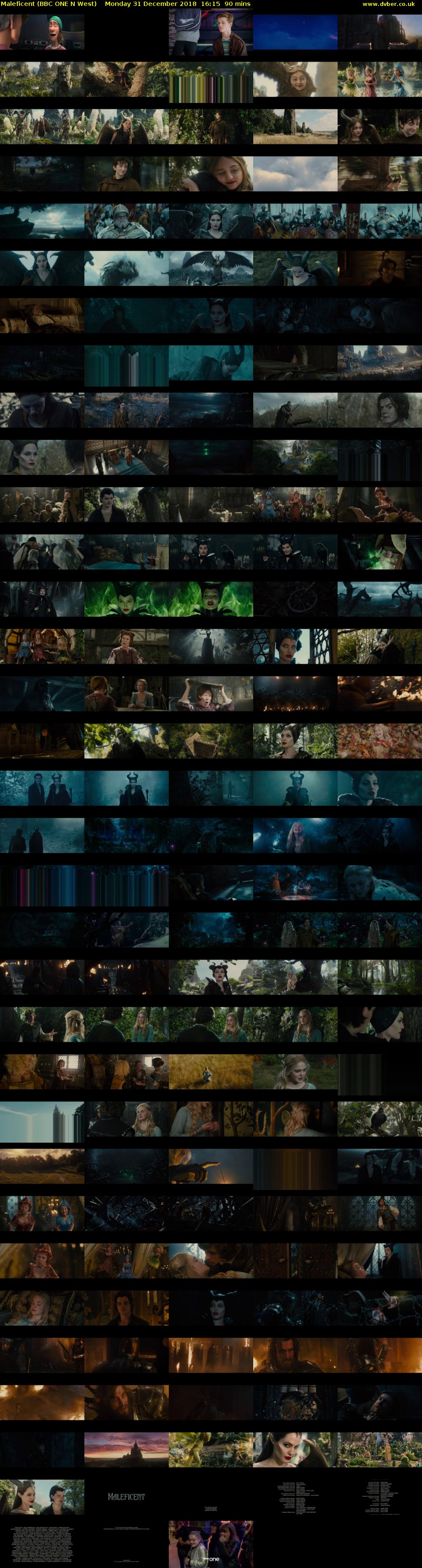 Maleficent (BBC ONE N West) Monday 31 December 2018 16:15 - 17:45