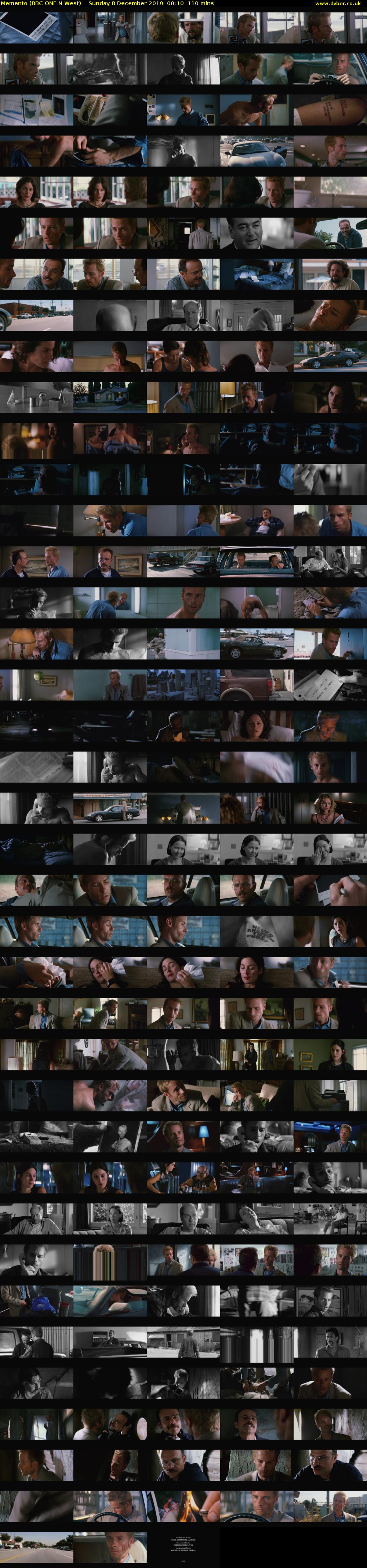 Memento (BBC ONE N West) Sunday 8 December 2019 00:10 - 02:00