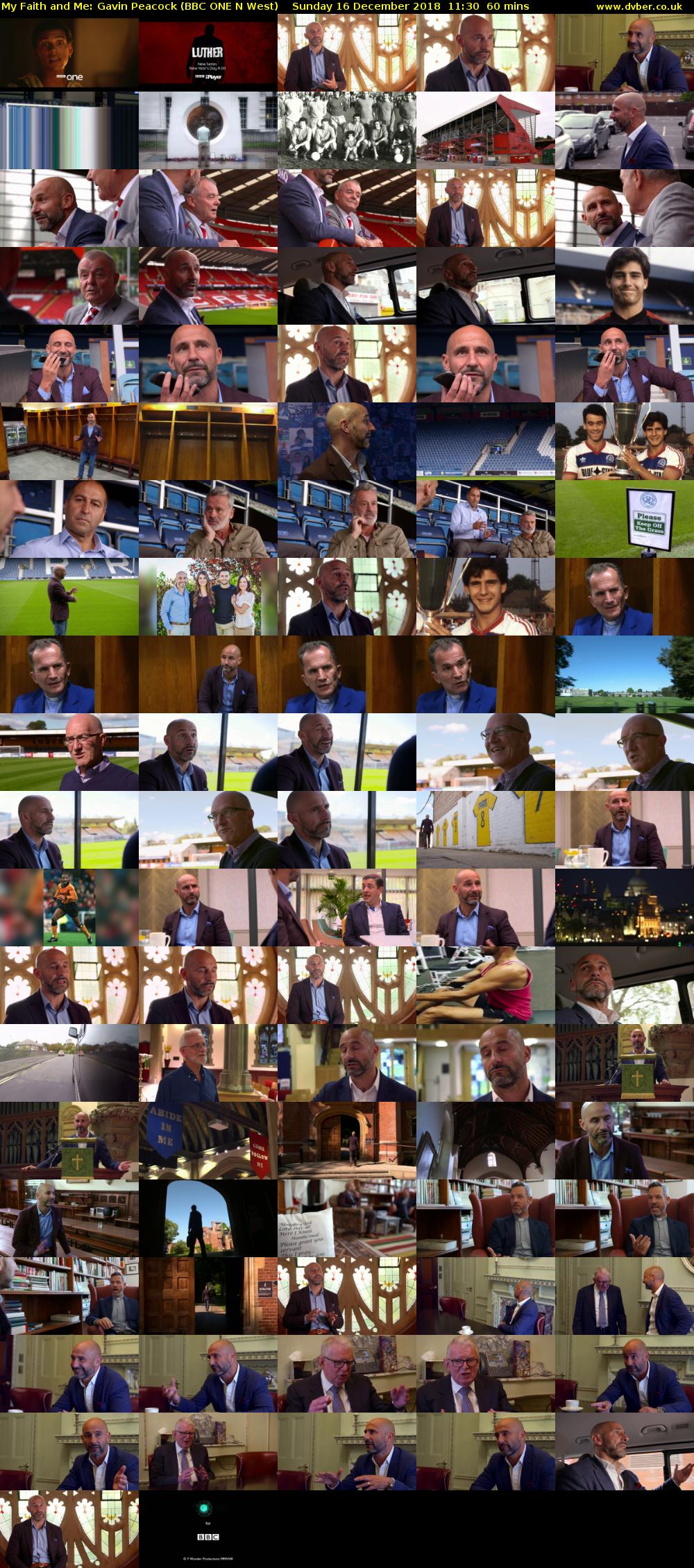 My Faith and Me: Gavin Peacock (BBC ONE N West) Sunday 16 December 2018 11:30 - 12:30