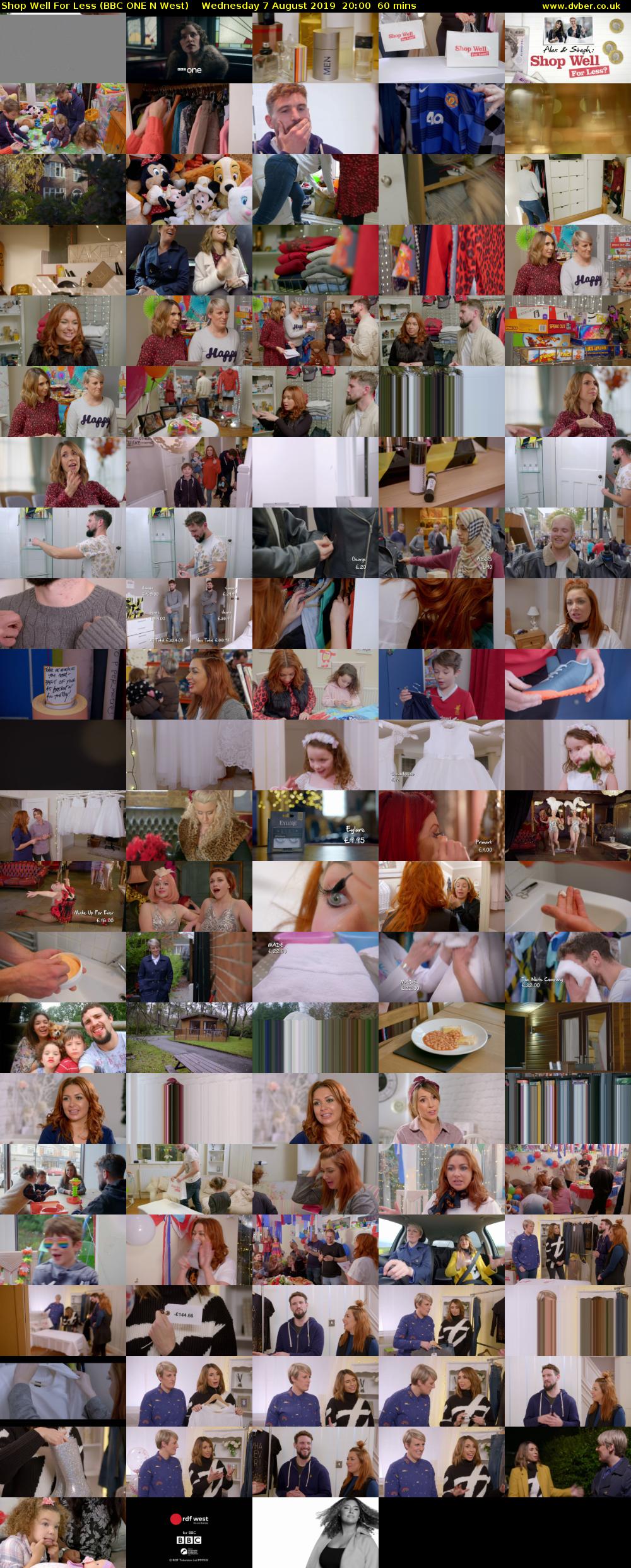 Shop Well For Less (BBC ONE N West) Wednesday 7 August 2019 20:00 - 21:00