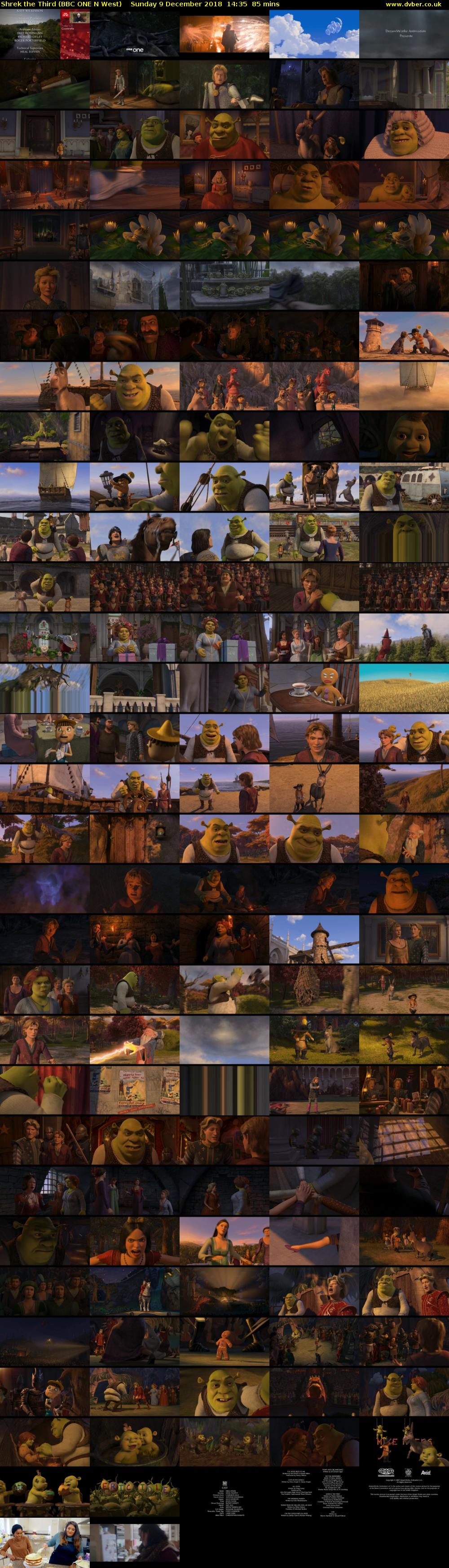 Shrek the Third (BBC ONE N West) Sunday 9 December 2018 14:35 - 16:00
