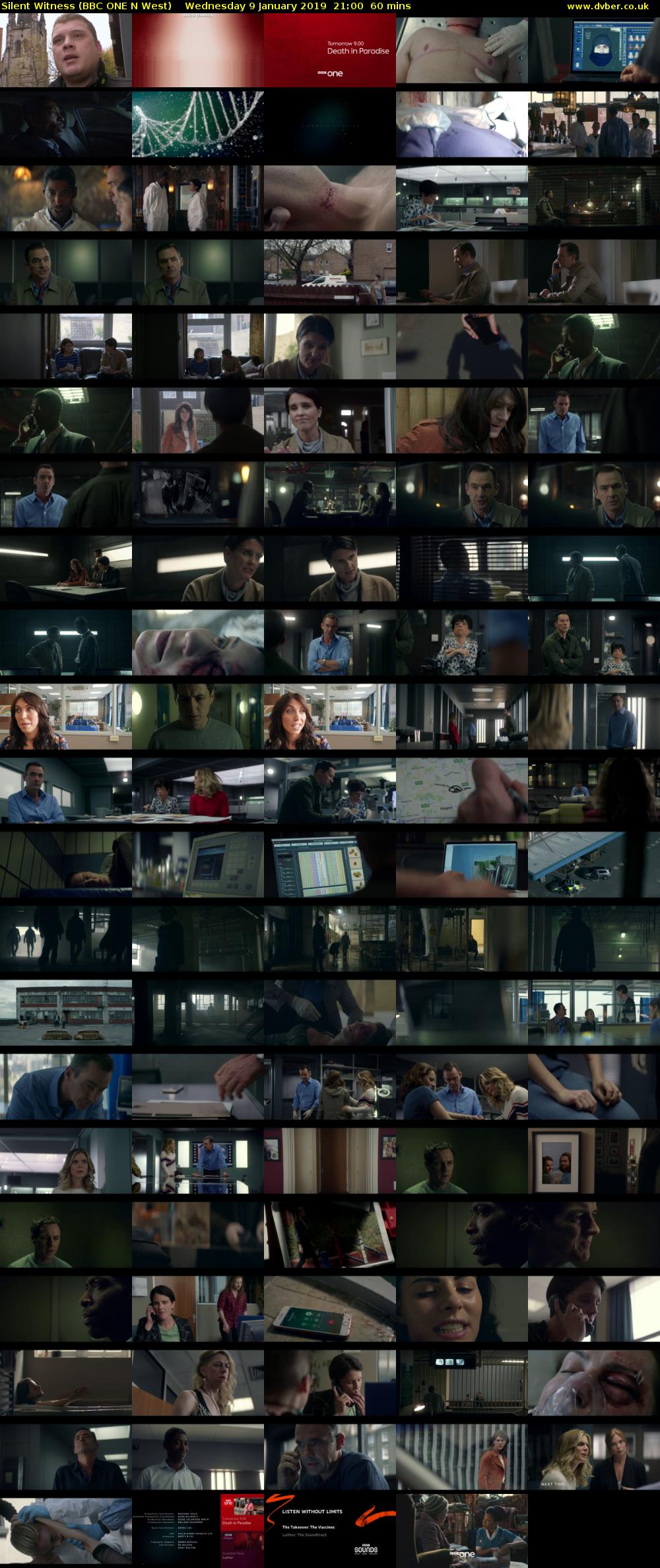 Silent Witness (BBC ONE N West) Wednesday 9 January 2019 21:00 - 22:00