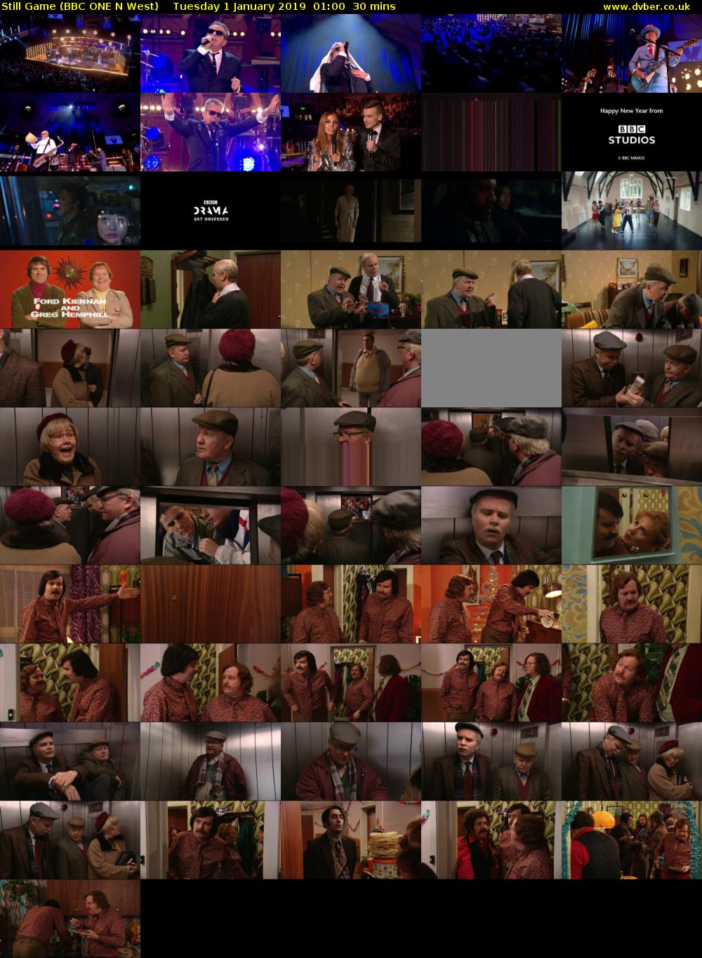 Still Game (BBC ONE N West) Tuesday 1 January 2019 01:00 - 01:30