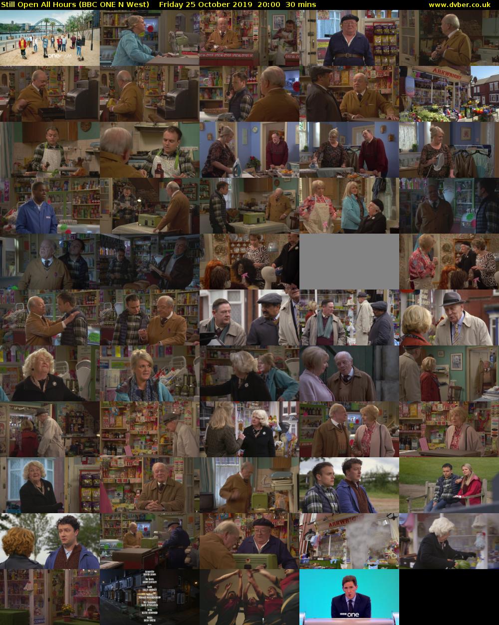 Still Open All Hours (BBC ONE N West) Friday 25 October 2019 20:00 - 20:30