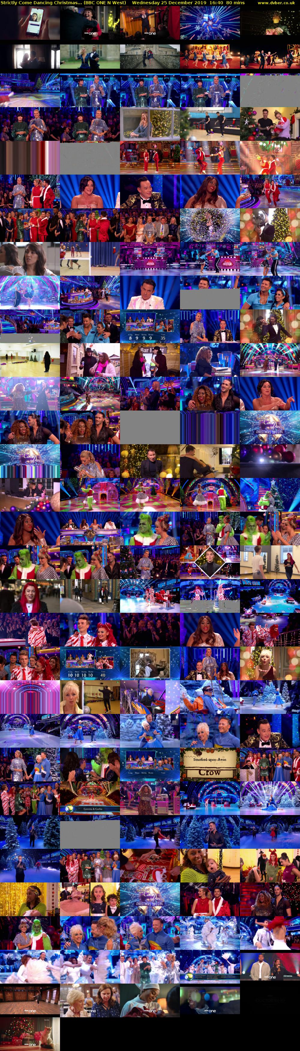 Strictly Come Dancing Christmas... (BBC ONE N West) Wednesday 25 December 2019 16:40 - 18:00