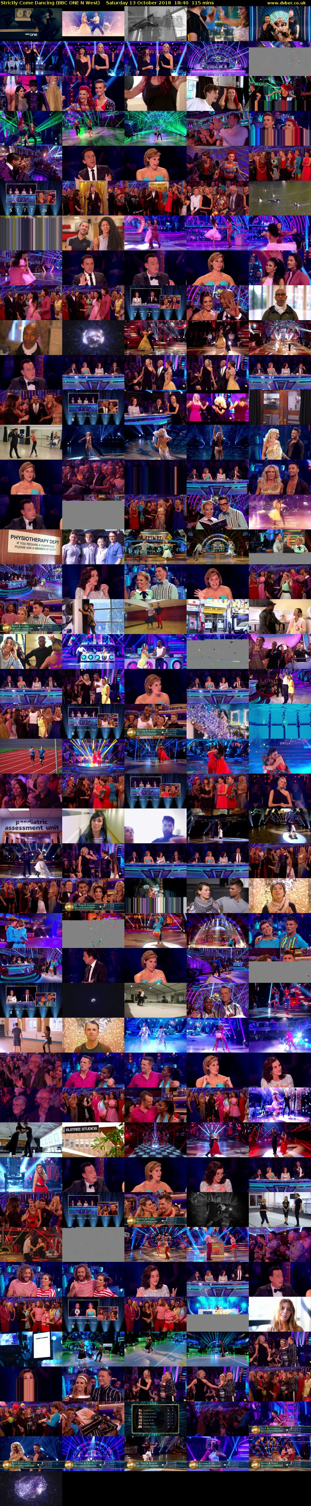Strictly Come Dancing (BBC ONE N West) Saturday 13 October 2018 18:40 - 20:35