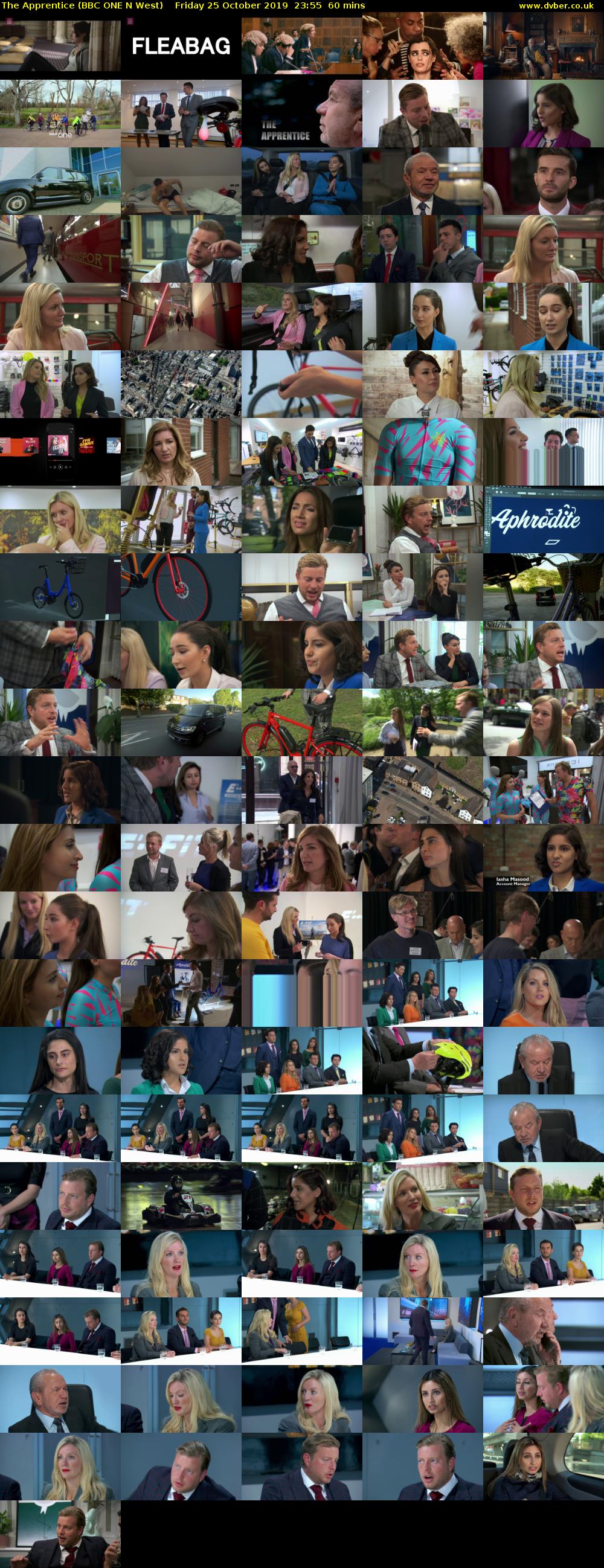 The Apprentice (BBC ONE N West) Friday 25 October 2019 23:55 - 00:55