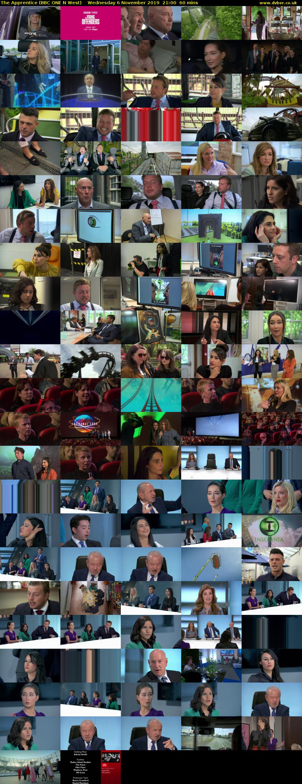The Apprentice (BBC ONE N West) Wednesday 6 November 2019 21:00 - 22:00