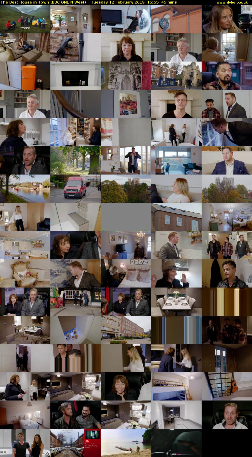 The Best House in Town (BBC ONE N West) Tuesday 12 February 2019 15:55 - 16:40