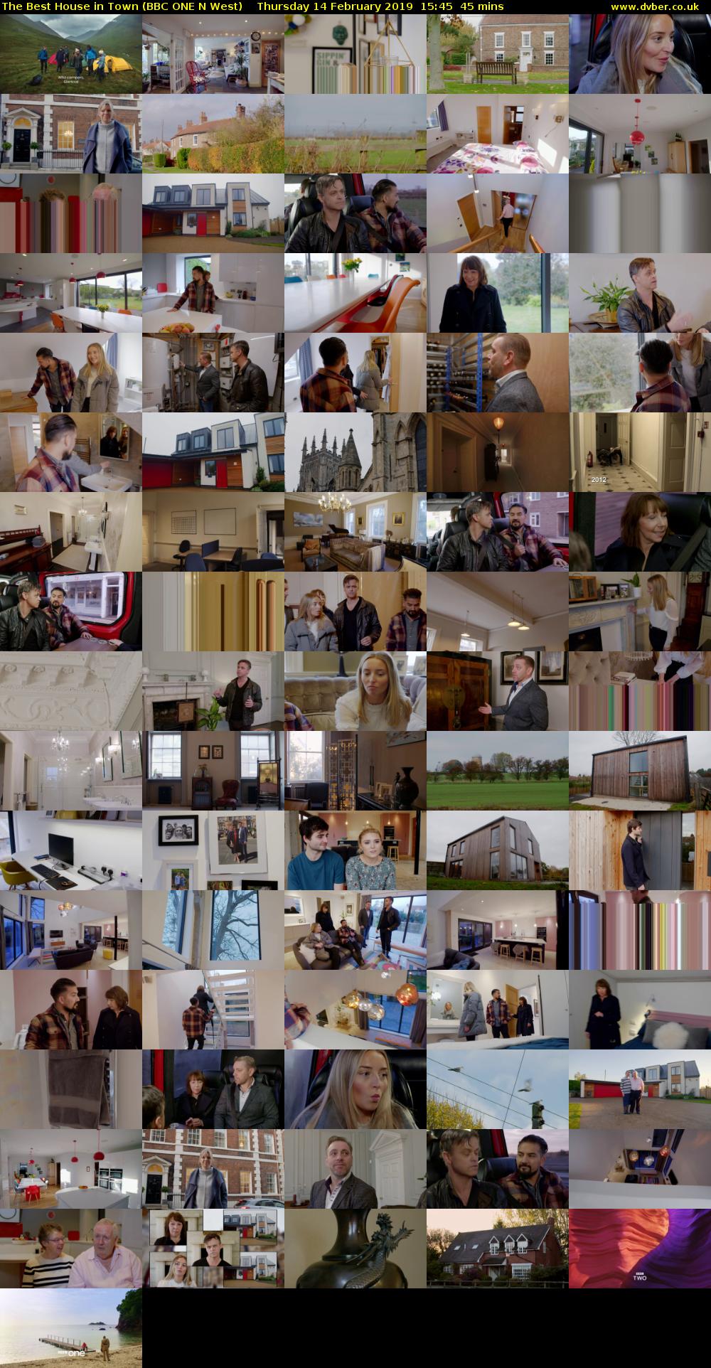 The Best House in Town (BBC ONE N West) Thursday 14 February 2019 15:45 - 16:30