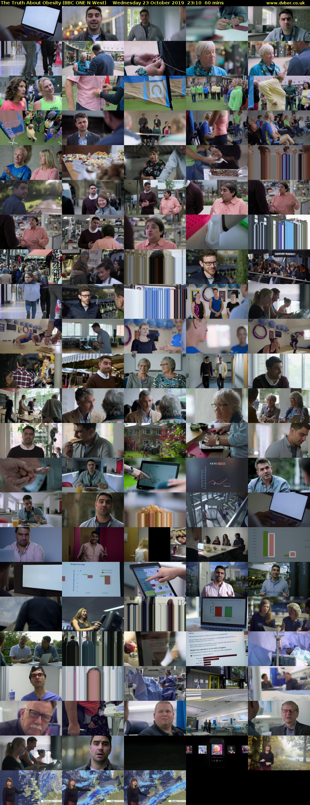 The Truth About Obesity (BBC ONE N West) Wednesday 23 October 2019 23:10 - 00:10