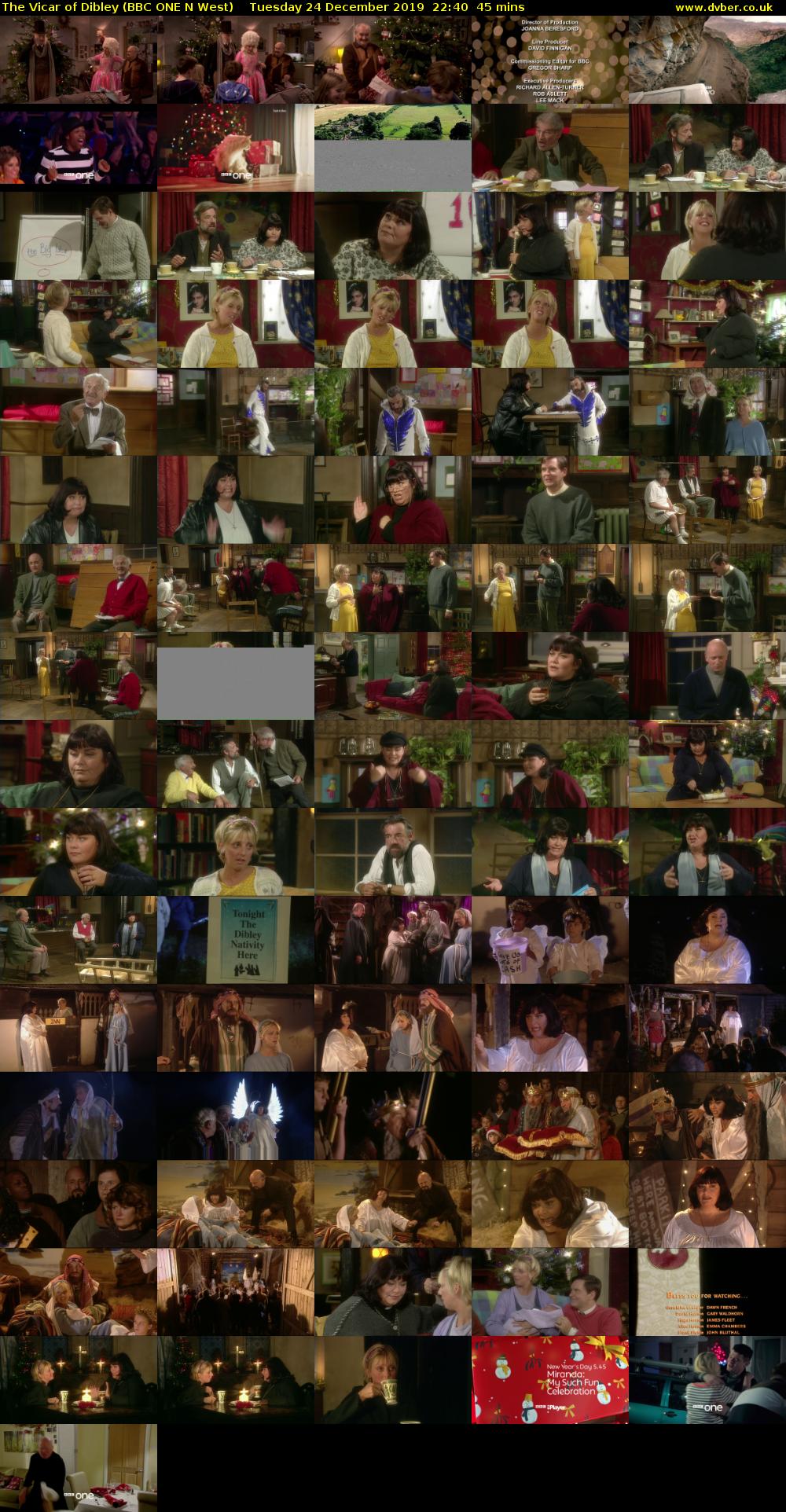 The Vicar of Dibley (BBC ONE N West) Tuesday 24 December 2019 22:40 - 23:25