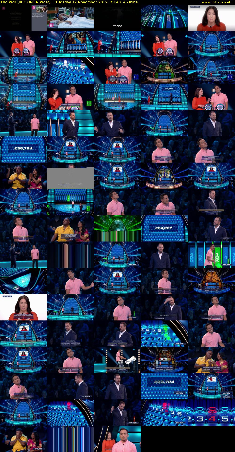 The Wall (BBC ONE N West) Tuesday 12 November 2019 23:40 - 00:25