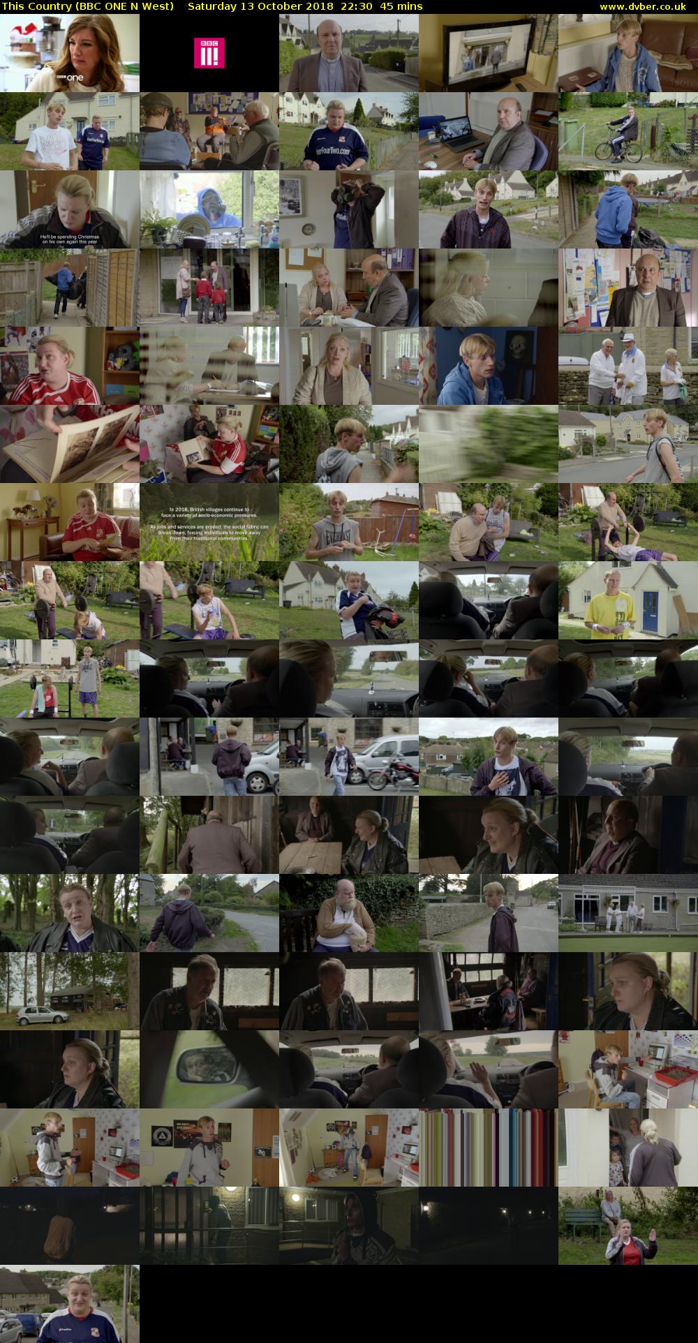 This Country (BBC ONE N West) Saturday 13 October 2018 22:30 - 23:15