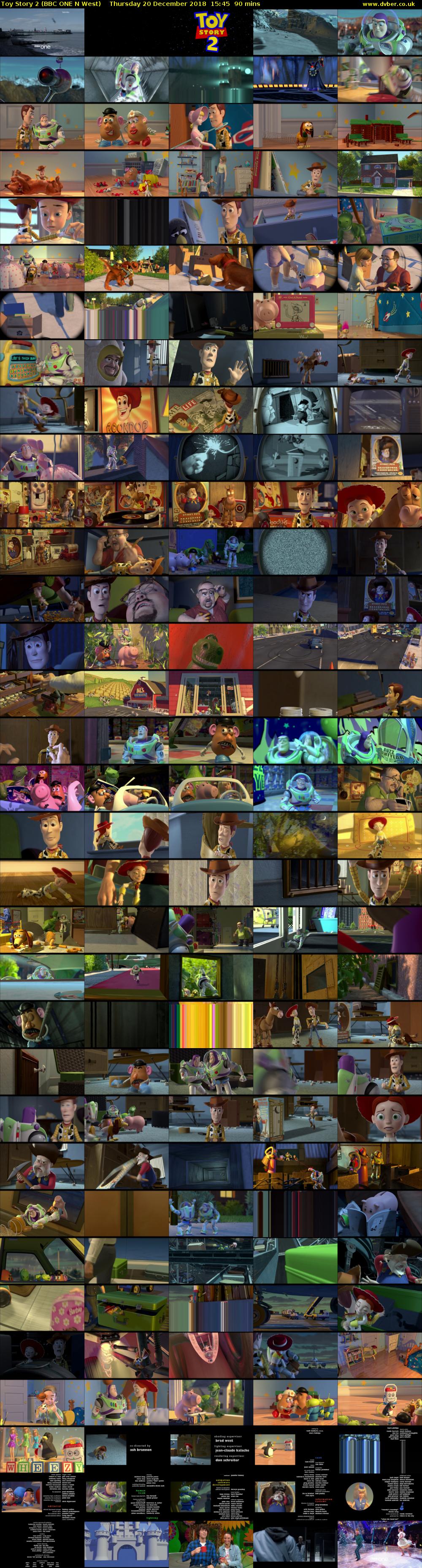 Toy Story 2 (BBC ONE N West) Thursday 20 December 2018 15:45 - 17:15