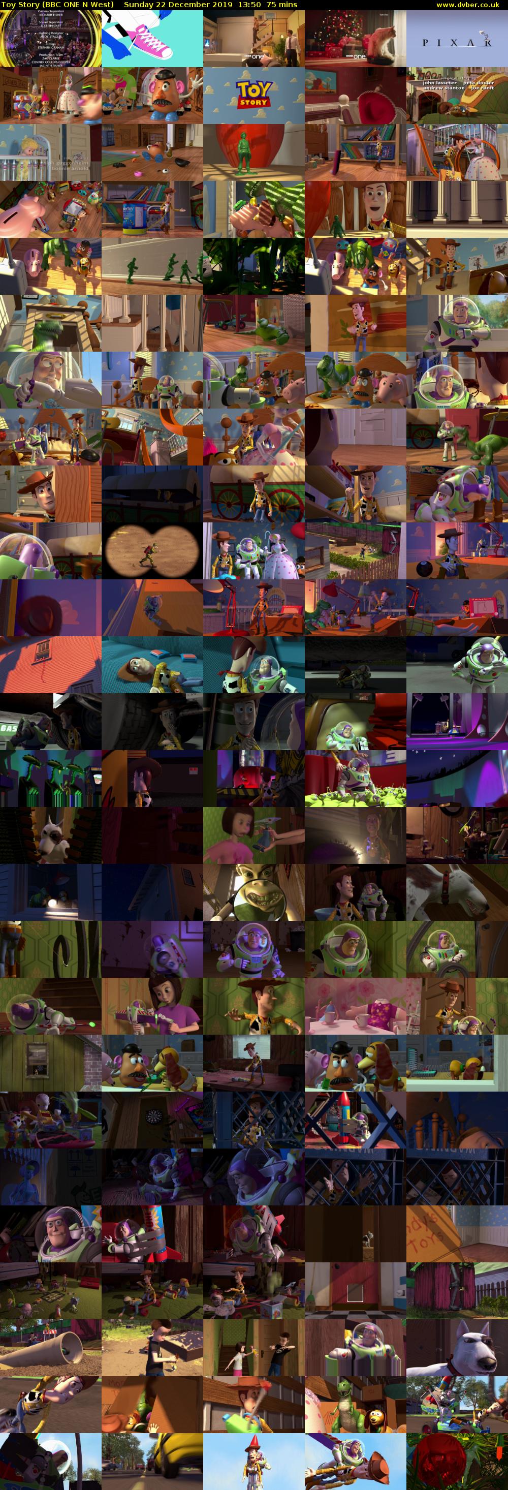 Toy Story (BBC ONE N West) Sunday 22 December 2019 13:50 - 15:05