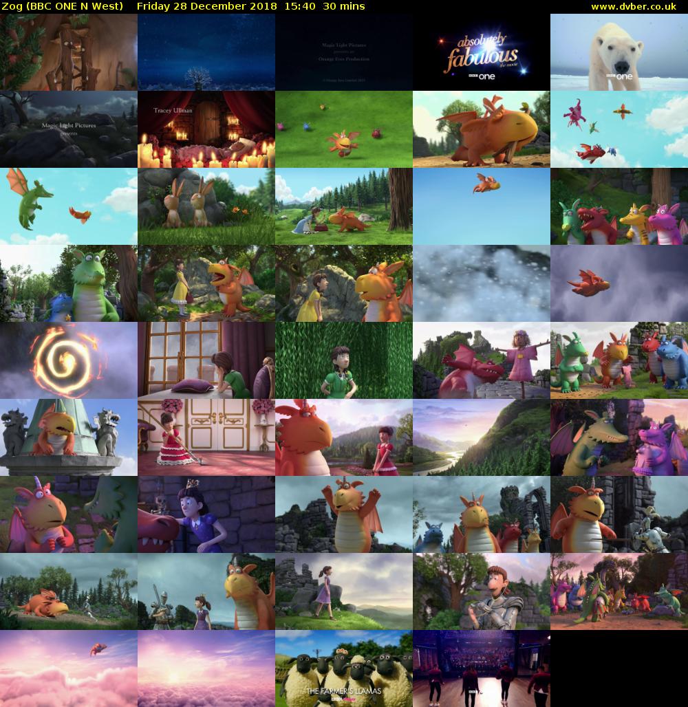 Zog (BBC ONE N West) Friday 28 December 2018 15:40 - 16:10