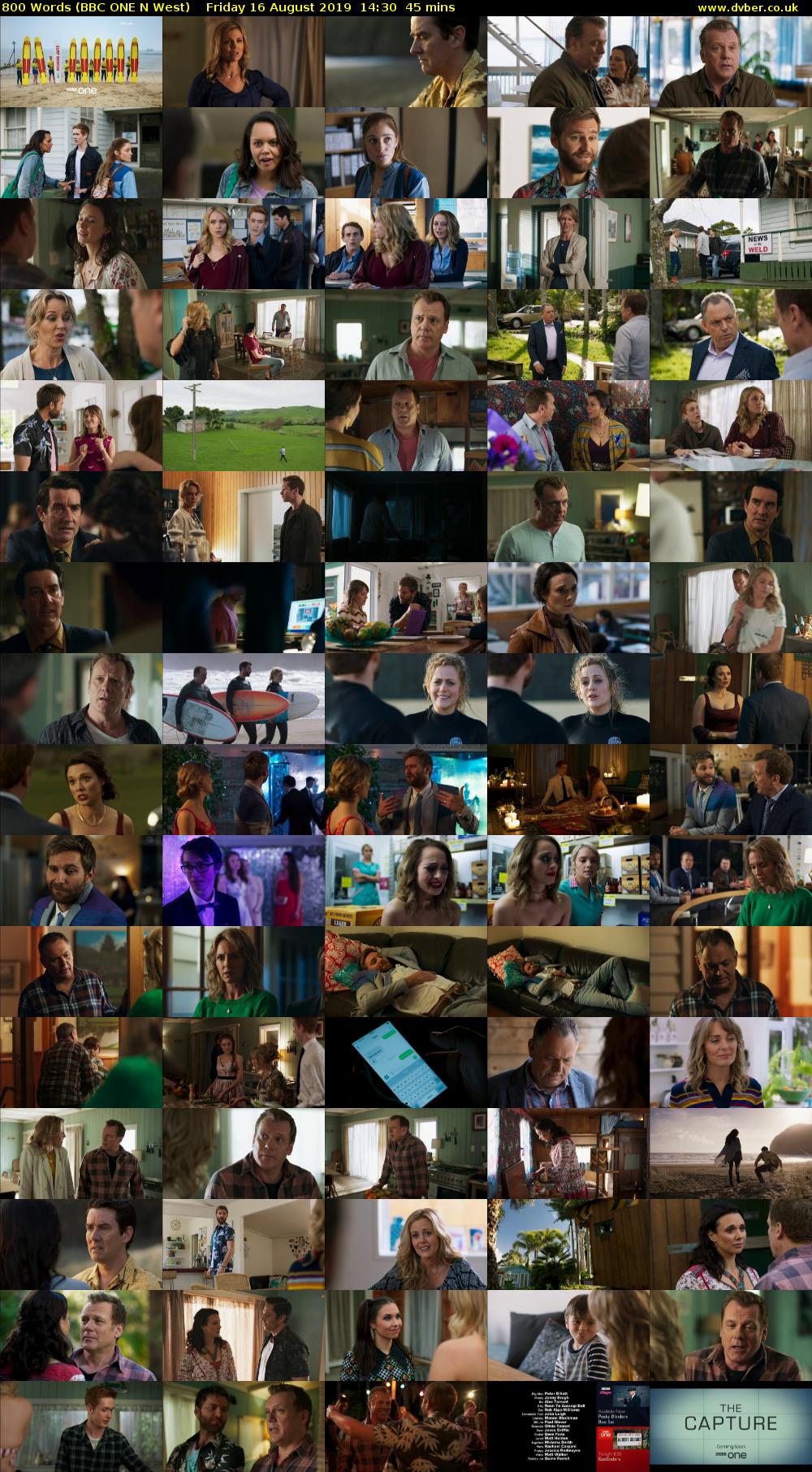 800 Words (BBC ONE N West) Friday 16 August 2019 14:30 - 15:15