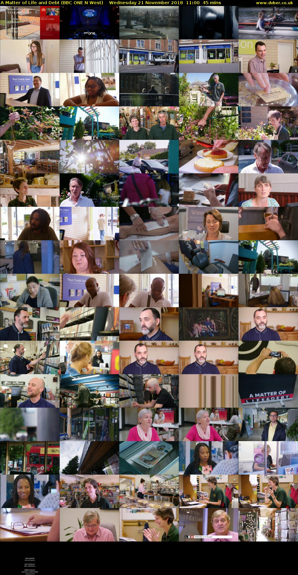 A Matter of Life and Debt (BBC ONE N West) Wednesday 21 November 2018 11:00 - 11:45