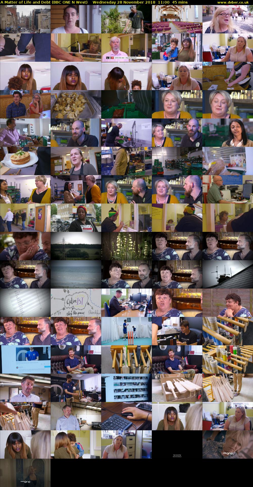 A Matter of Life and Debt (BBC ONE N West) Wednesday 28 November 2018 11:00 - 11:45