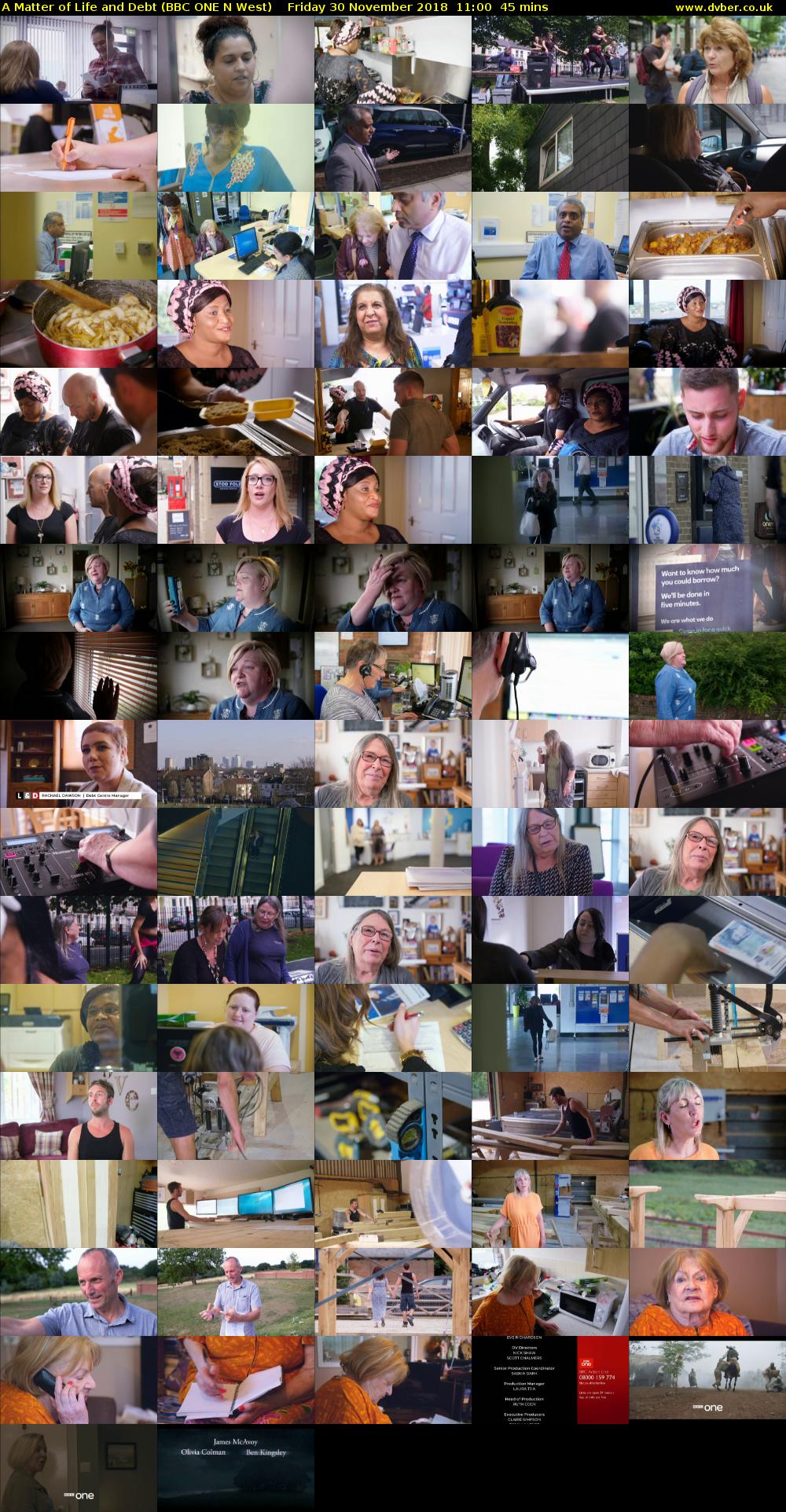 A Matter of Life and Debt (BBC ONE N West) Friday 30 November 2018 11:00 - 11:45