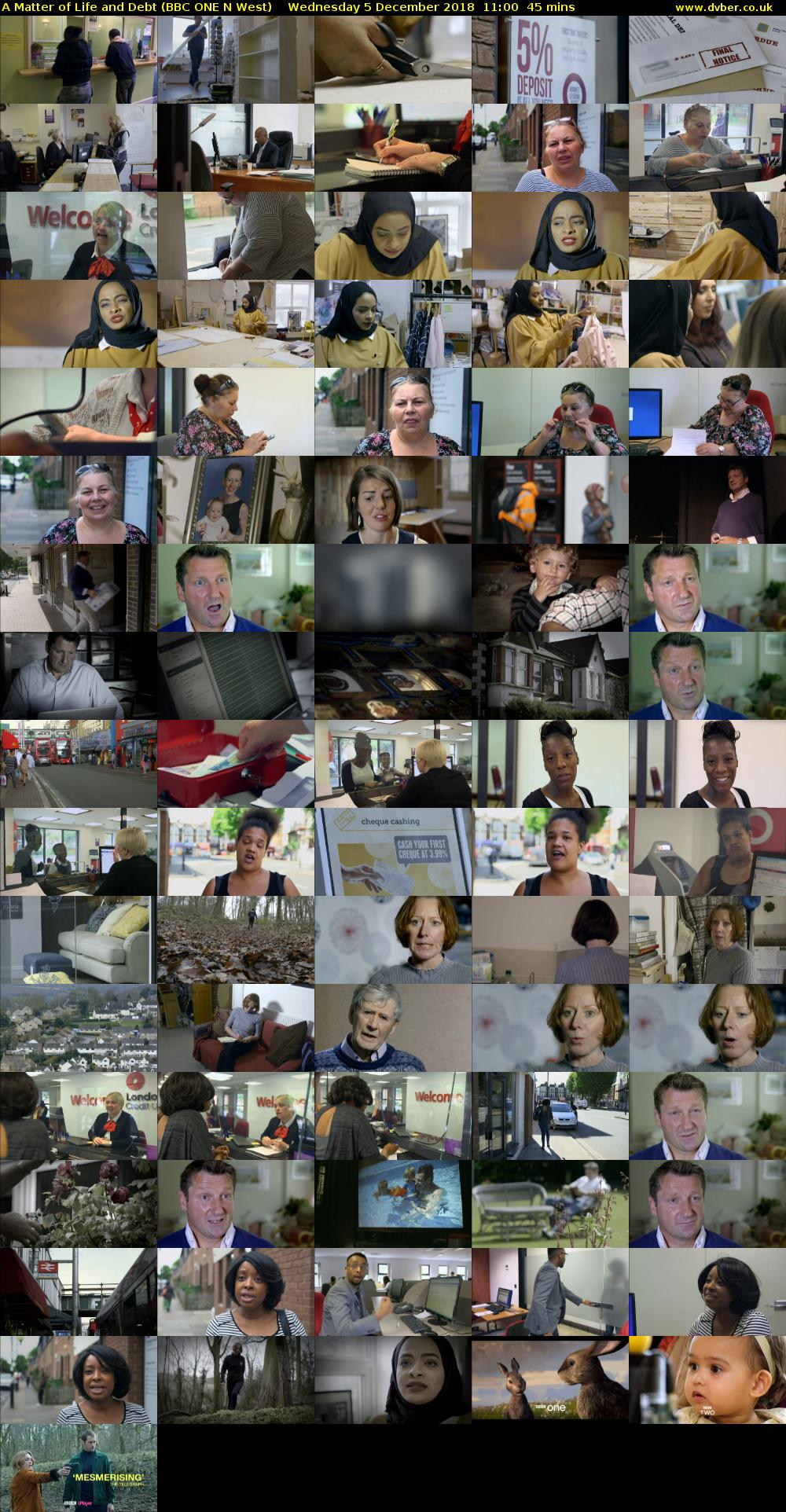 A Matter of Life and Debt (BBC ONE N West) Wednesday 5 December 2018 11:00 - 11:45