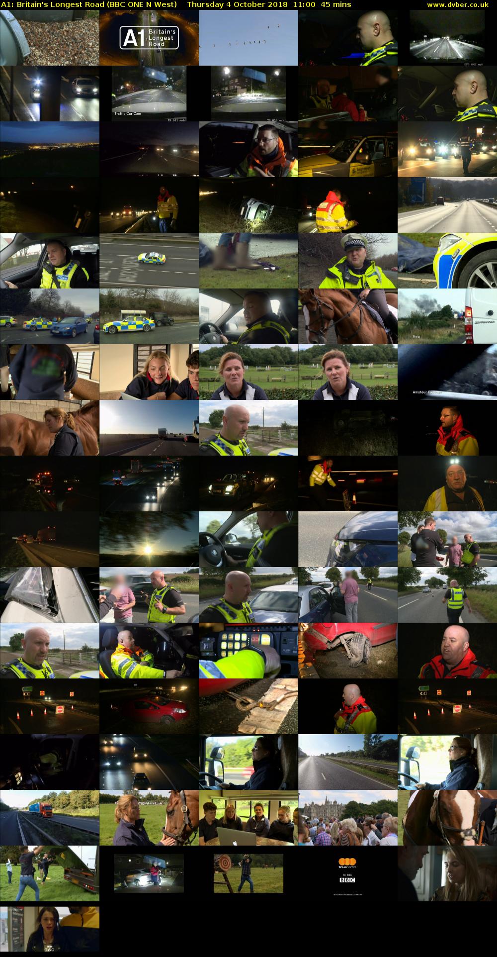 A1: Britain's Longest Road (BBC ONE N West) Thursday 4 October 2018 11:00 - 11:45