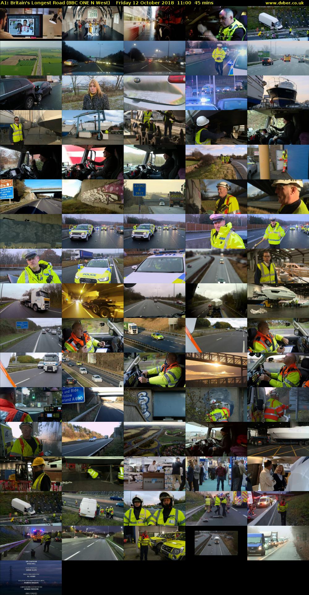 A1: Britain's Longest Road (BBC ONE N West) Friday 12 October 2018 11:00 - 11:45