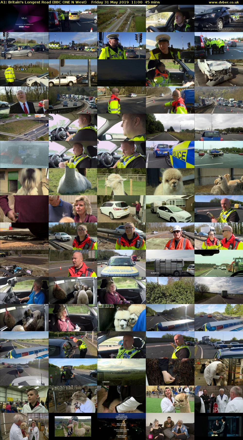 A1: Britain's Longest Road (BBC ONE N West) Friday 31 May 2019 11:00 - 11:45