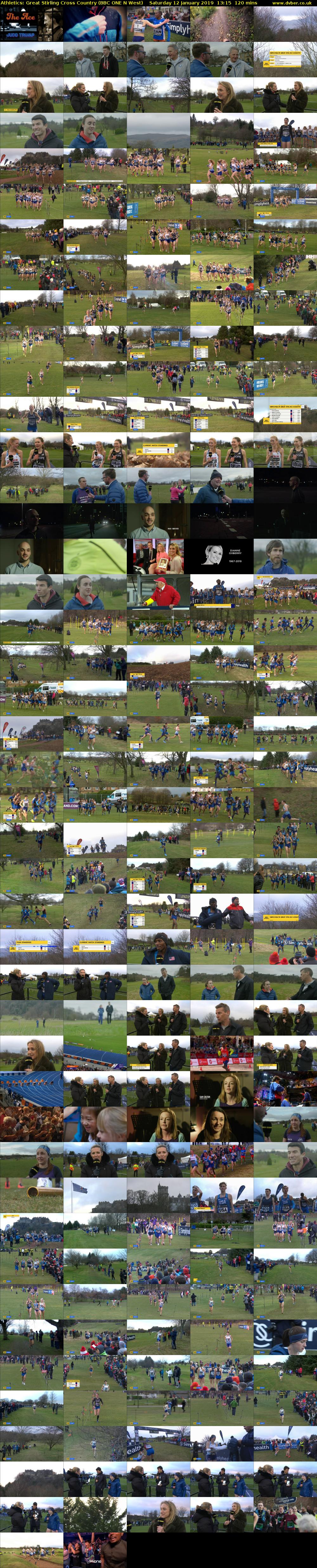 Athletics: Great Stirling Cross Country (BBC ONE N West) Saturday 12 January 2019 13:15 - 15:15