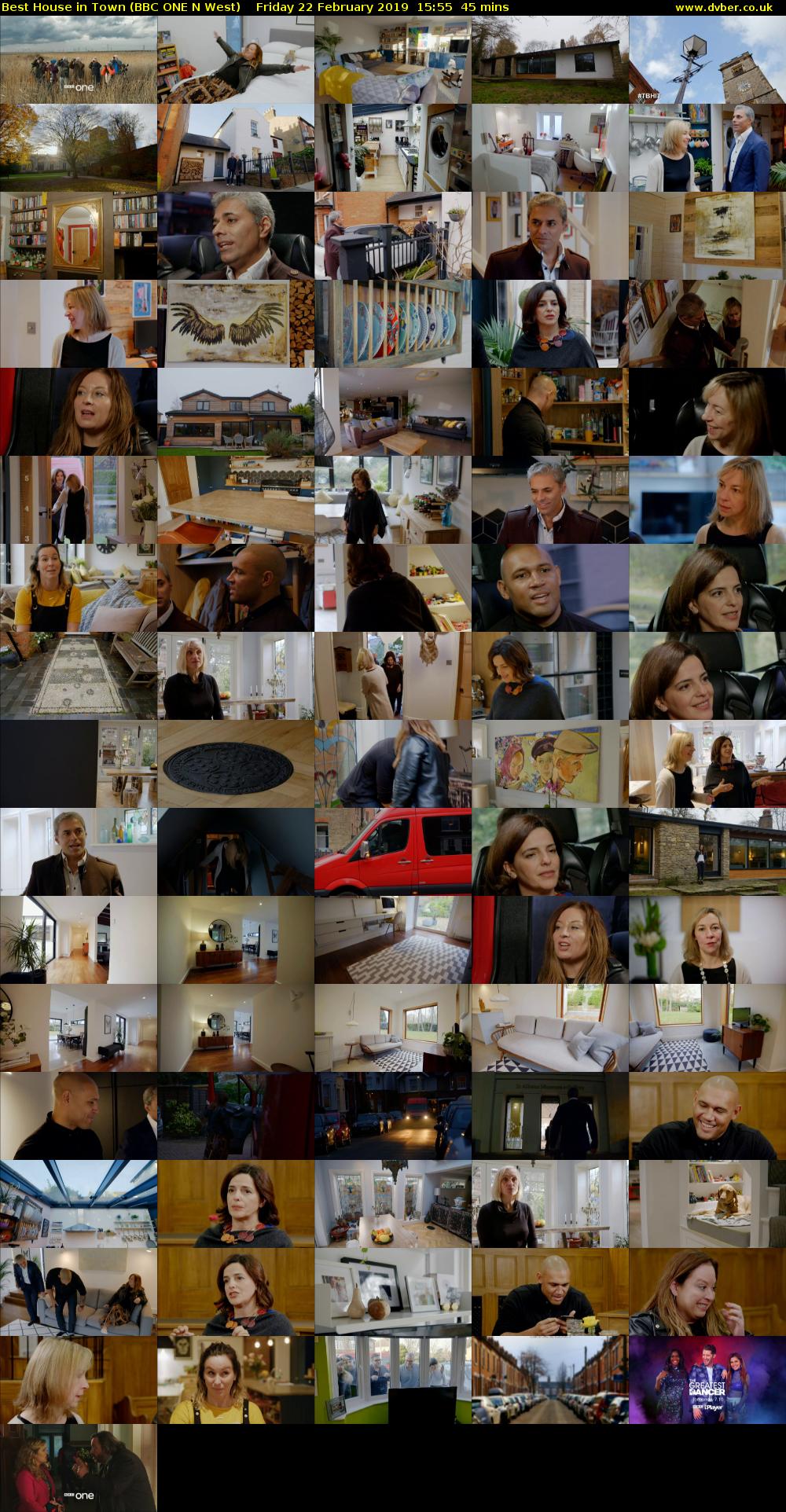 Best House in Town (BBC ONE N West) Friday 22 February 2019 15:55 - 16:40