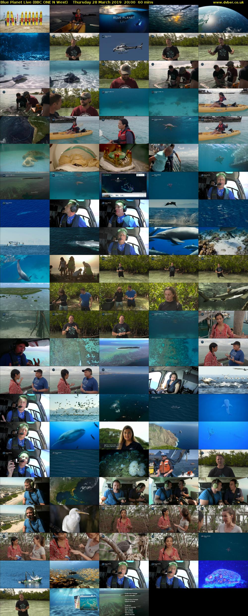 Blue Planet Live (BBC ONE N West) Thursday 28 March 2019 20:00 - 21:00