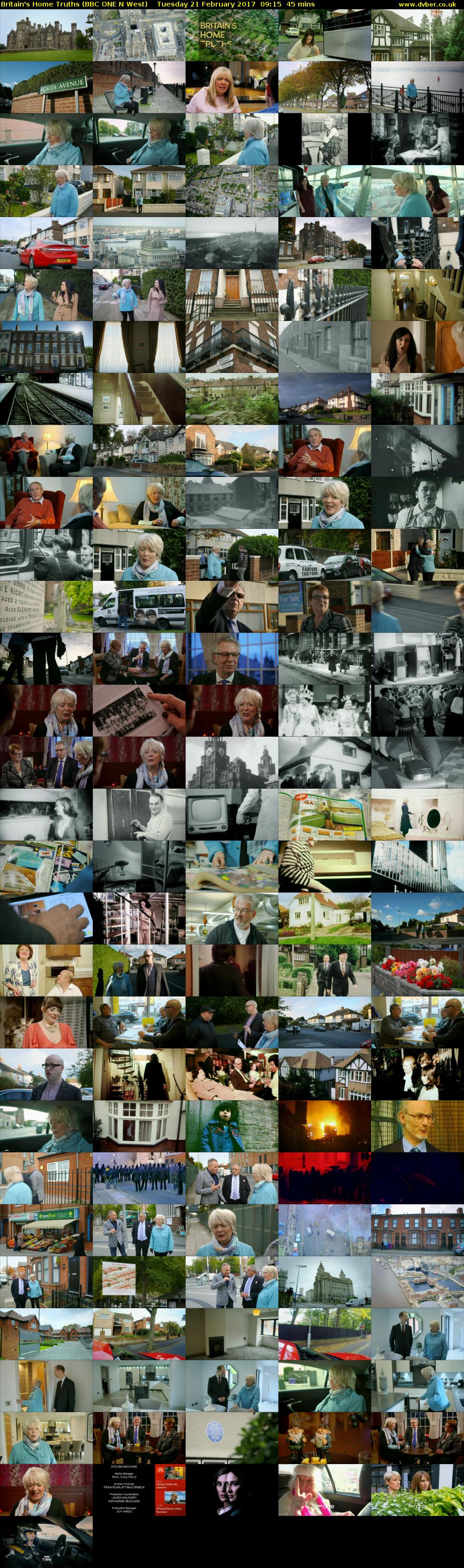 Britain's Home Truths (BBC ONE N West) Tuesday 21 February 2017 09:15 - 10:00