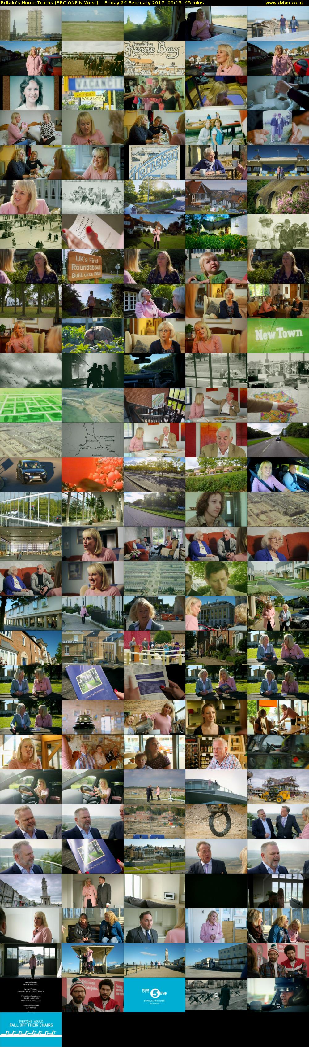Britain's Home Truths (BBC ONE N West) Friday 24 February 2017 09:15 - 10:00