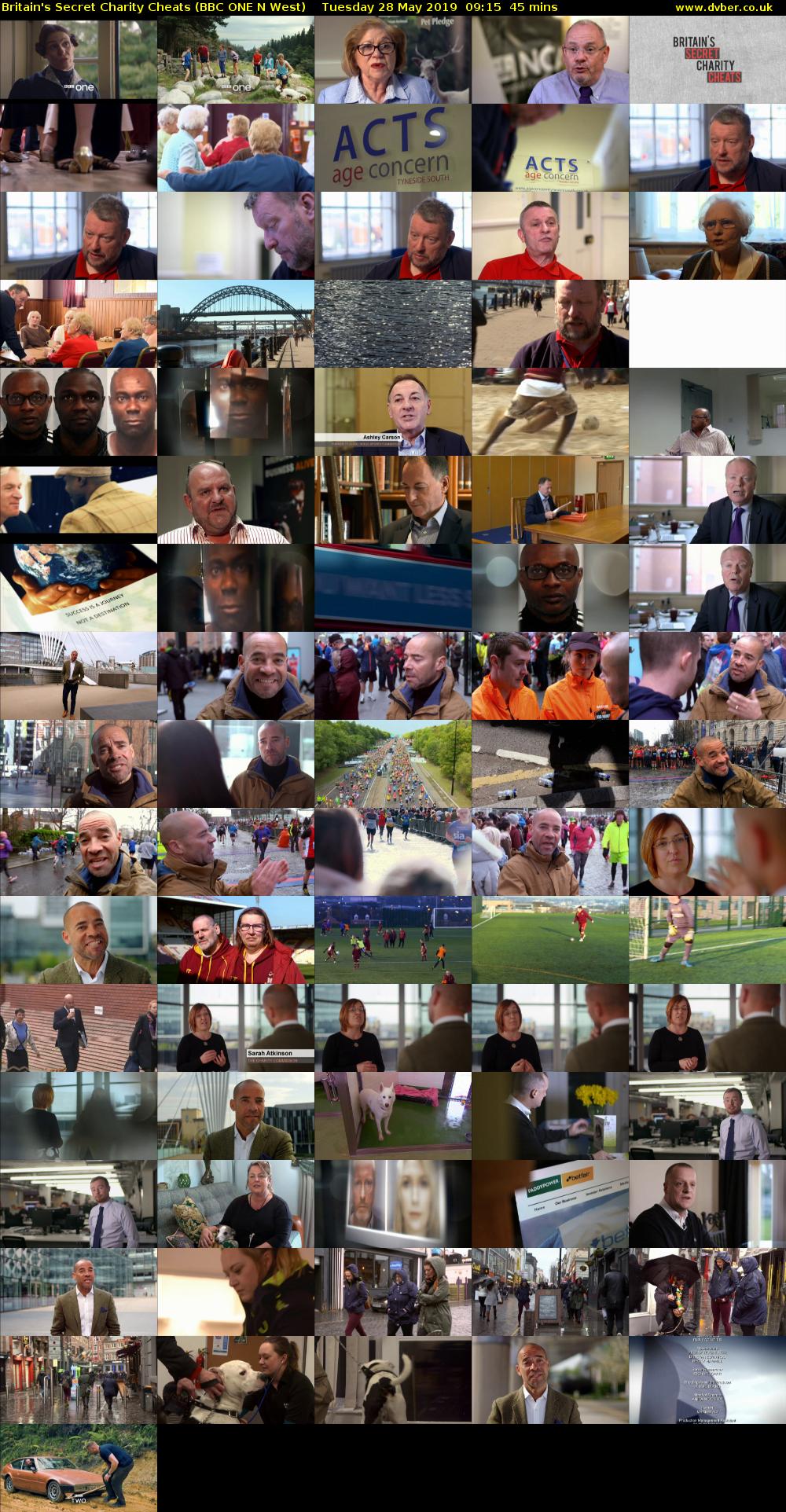 Britain's Secret Charity Cheats (BBC ONE N West) Tuesday 28 May 2019 09:15 - 10:00