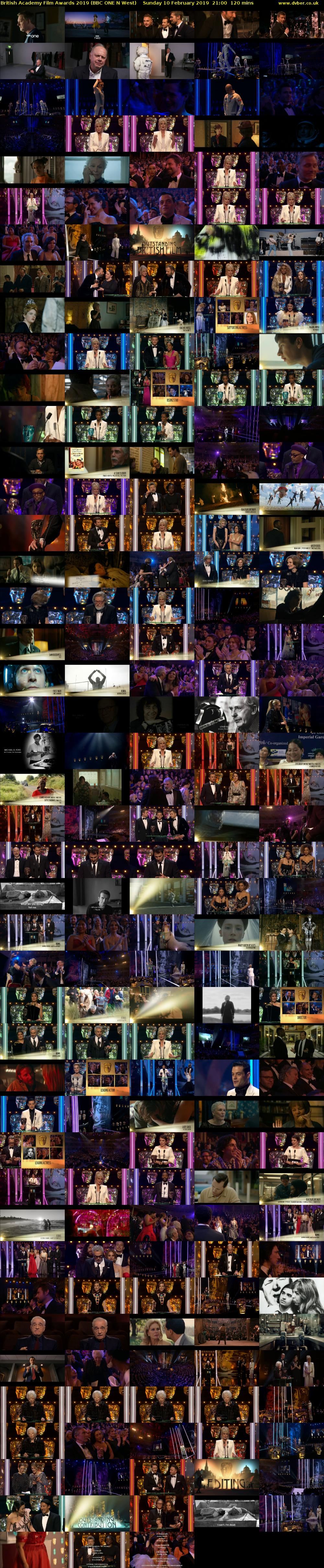 British Academy Film Awards 2019 (BBC ONE N West) Sunday 10 February 2019 21:00 - 23:00