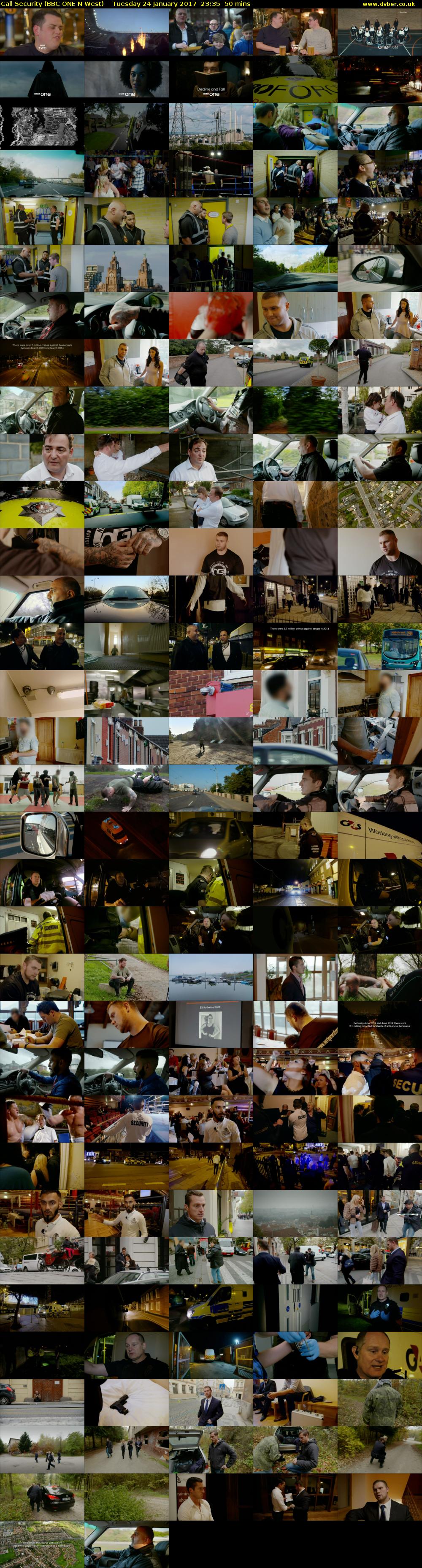Call Security (BBC ONE N West) Tuesday 24 January 2017 23:35 - 00:25