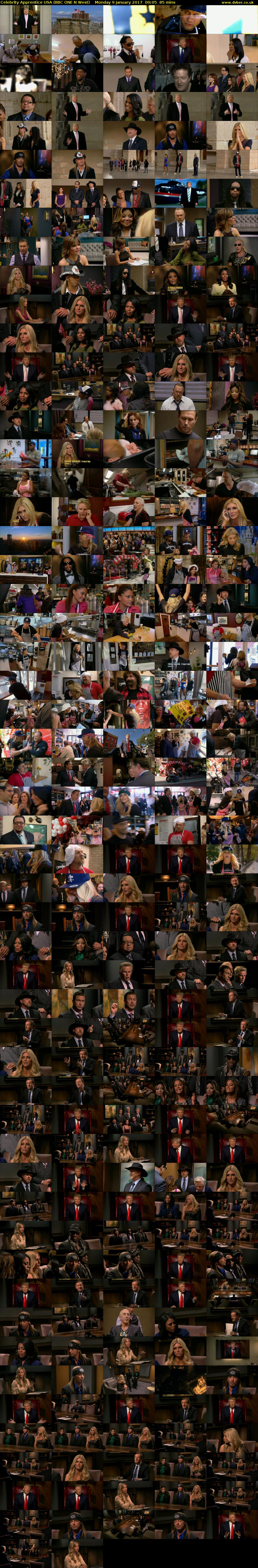 Celebrity Apprentice USA (BBC ONE N West) Monday 9 January 2017 00:05 - 01:30