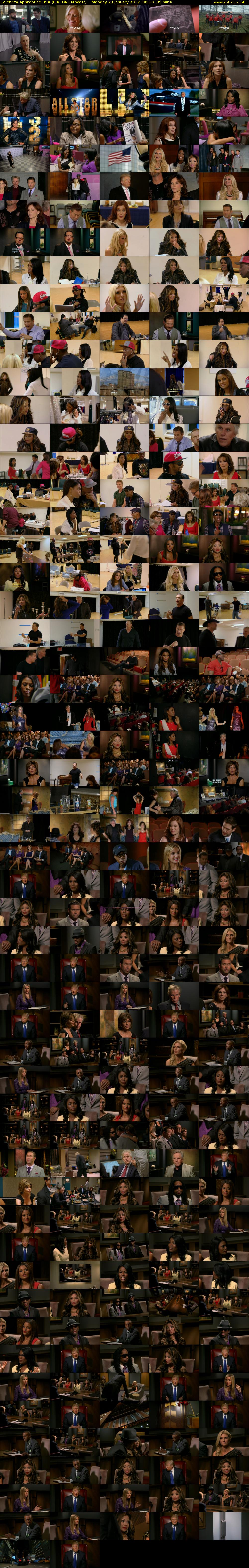 Celebrity Apprentice USA (BBC ONE N West) Monday 23 January 2017 00:10 - 01:35