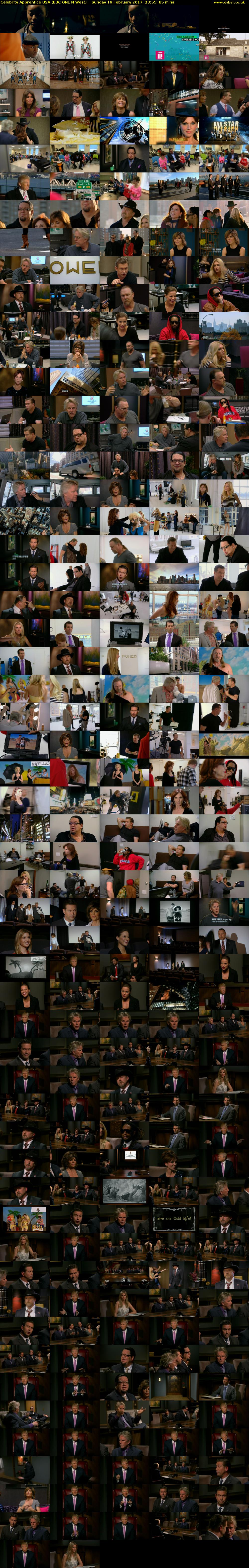 Celebrity Apprentice USA (BBC ONE N West) Sunday 19 February 2017 23:55 - 01:20