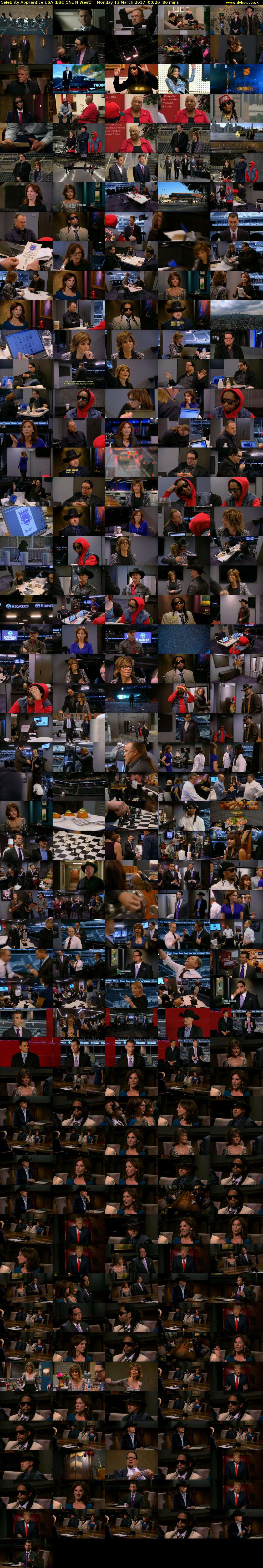 Celebrity Apprentice USA (BBC ONE N West) Monday 13 March 2017 00:20 - 01:40