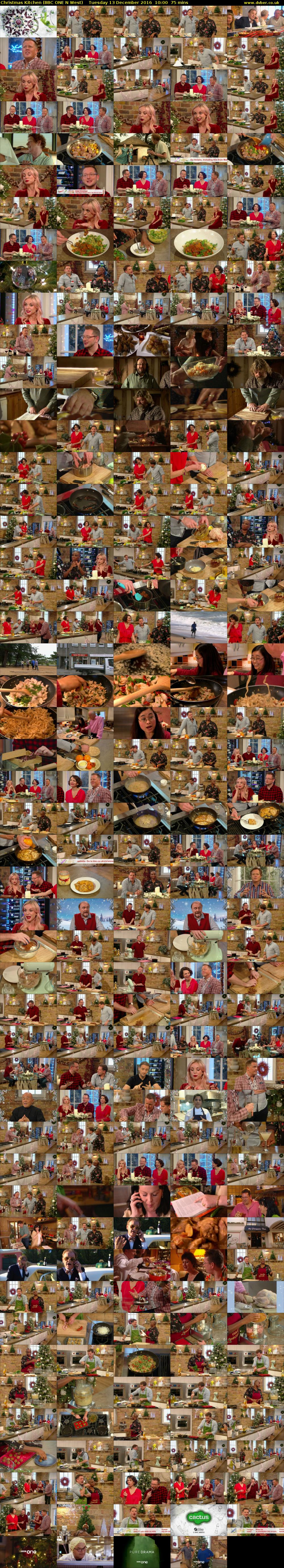 Christmas Kitchen (BBC ONE N West) Tuesday 13 December 2016 10:00 - 11:15