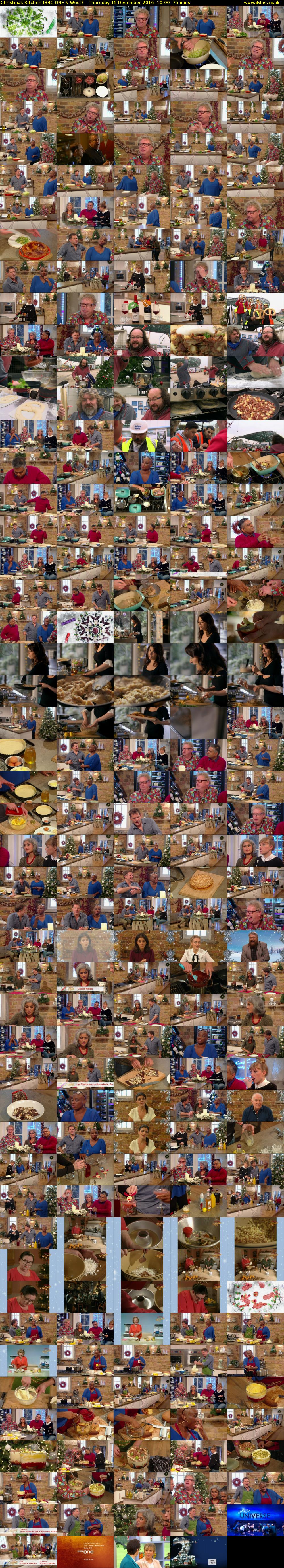 Christmas Kitchen (BBC ONE N West) Thursday 15 December 2016 10:00 - 11:15