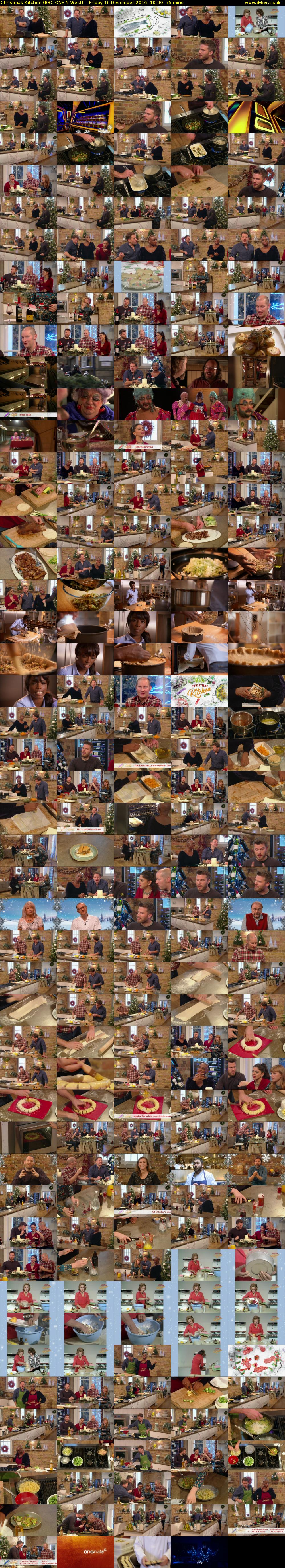 Christmas Kitchen (BBC ONE N West) Friday 16 December 2016 10:00 - 11:15