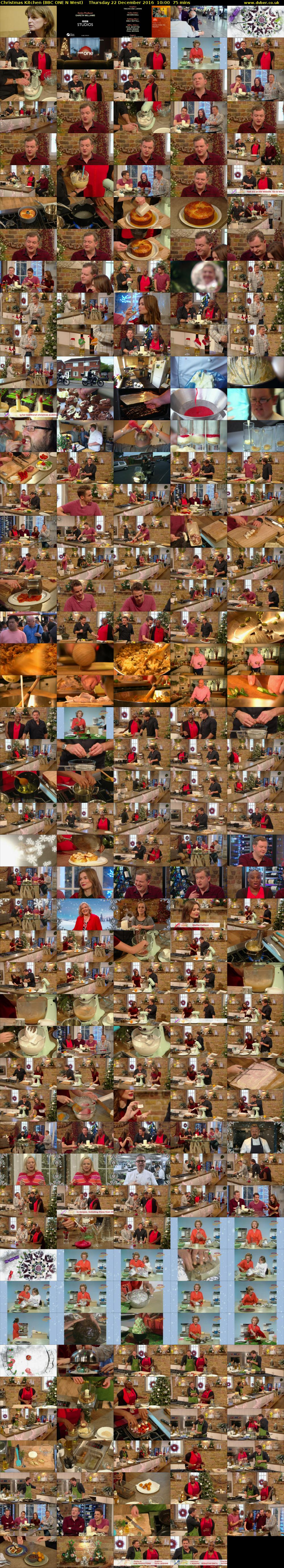 Christmas Kitchen (BBC ONE N West) Thursday 22 December 2016 10:00 - 11:15