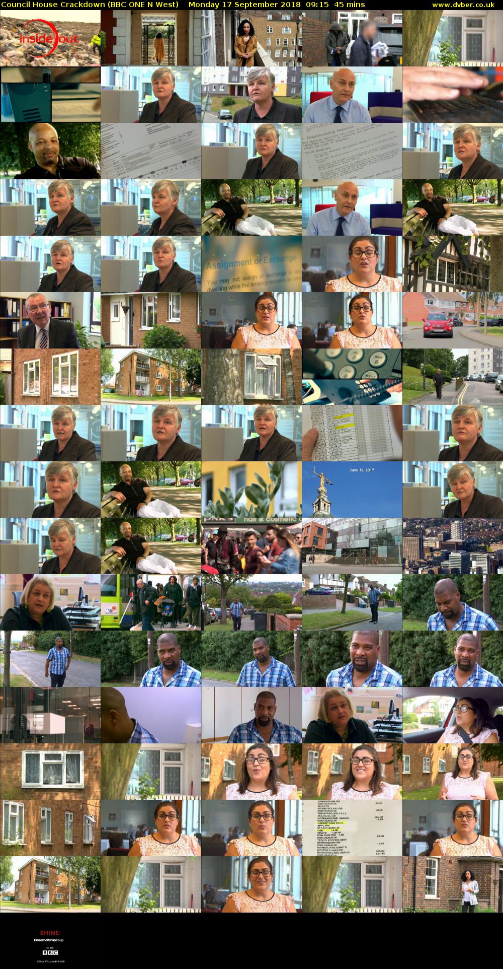 Council House Crackdown (BBC ONE N West) Monday 17 September 2018 09:15 - 10:00