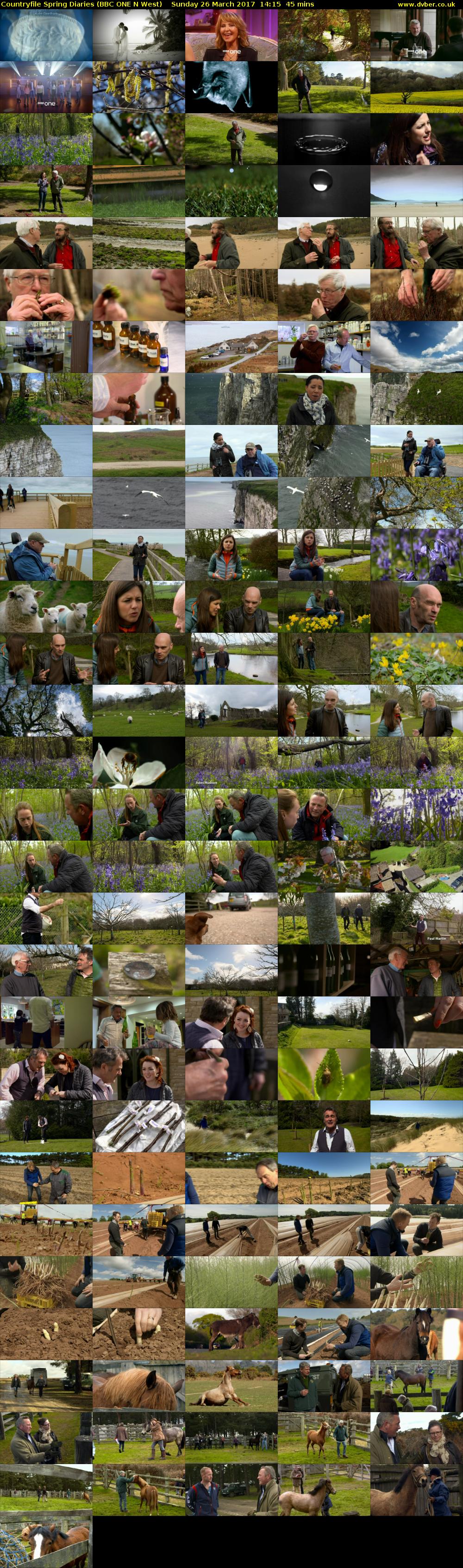 Countryfile Spring Diaries (BBC ONE N West) Sunday 26 March 2017 14:15 - 15:00