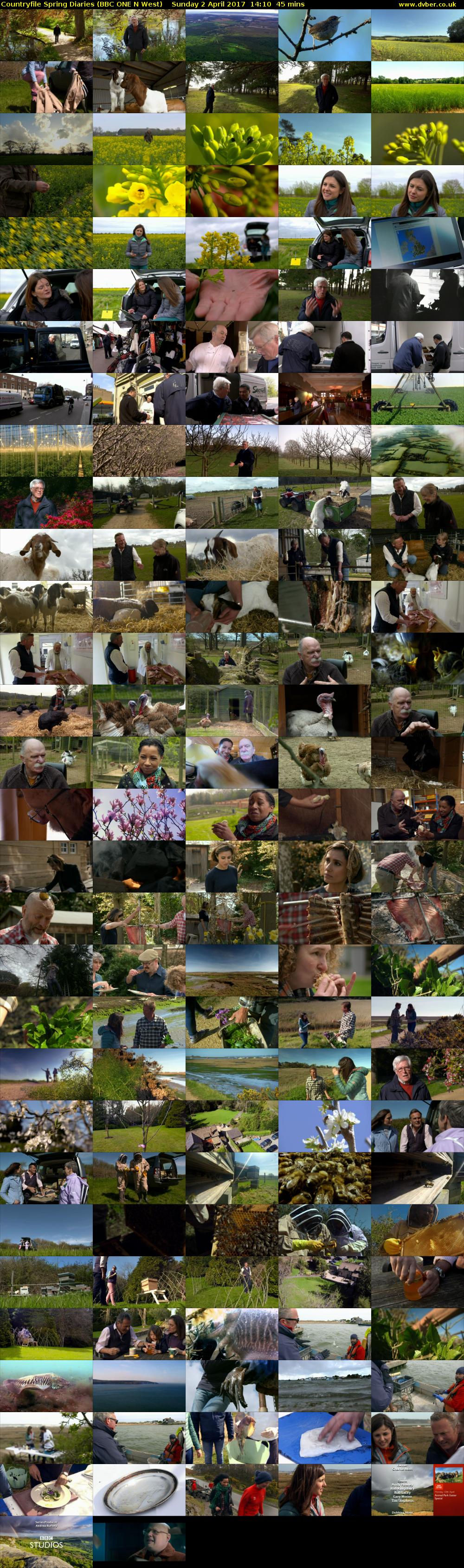 Countryfile Spring Diaries (BBC ONE N West) Sunday 2 April 2017 14:10 - 14:55