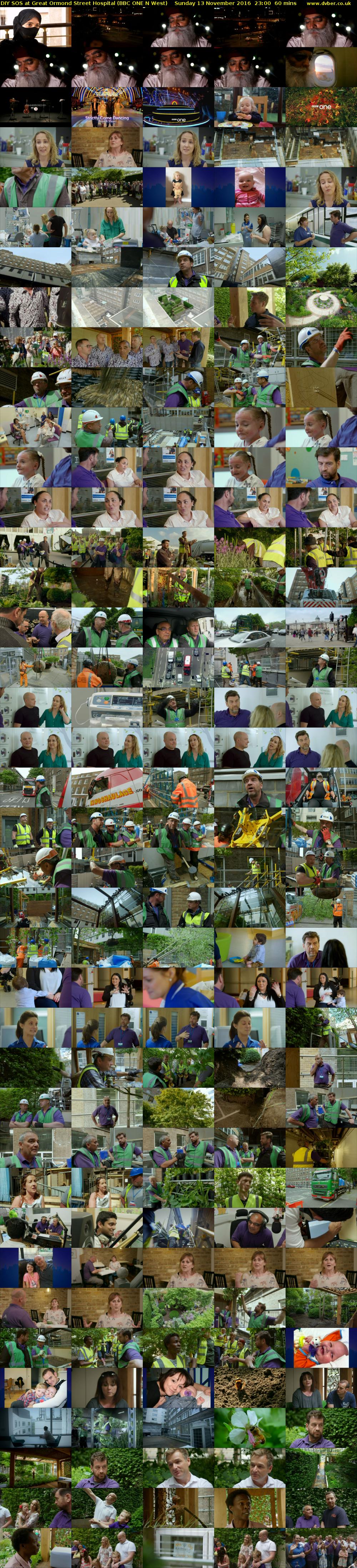 DIY SOS at Great Ormond Street Hospital (BBC ONE N West) Sunday 13 November 2016 23:00 - 00:00